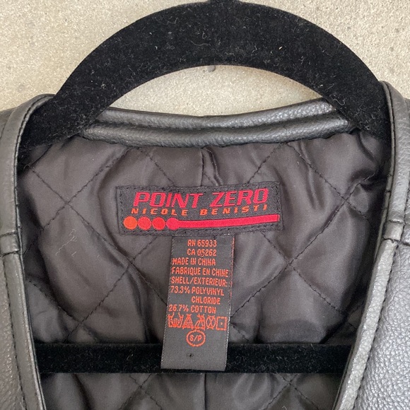 Point Zero Nicole Benisti Vintage Leather Vest - Picture 2 of 4